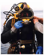 COMMERCIAL Diver with Kirby Morgan